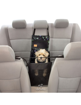 MIK seat cover for dog - middle of back seat PAWradise WITH SEAT BELT
