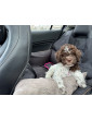"Ero Soft" dog car booster seat MONO BLACK size L
