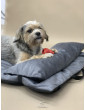 Costa roll-up travel bed GREY RECYCLED VELVET