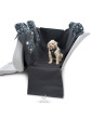 Kuko+ dog seat cover "PAWradise" WITH SEAT BELT