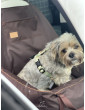 "Ero Soft" dog car seat BROWN size S/M/L