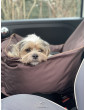"Ero Soft" dog car seat BROWN size S/M/L