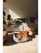 Moe dog bed DARK BEIGE RECYCLED VELVET