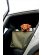 Dengu car seat cover for dog BROWN WITH SEAT BELT