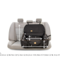 "Ero Soft" dog car seat GREY size S/M/L