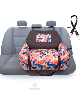 "Ero Soft" dog car booster seat HIPPIE HOUND size L