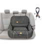"Ero Soft" dog car booster seat MONO GREY size L