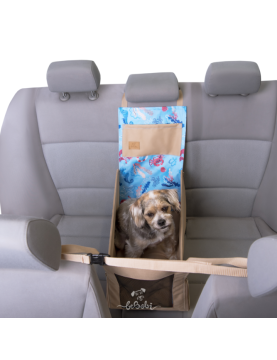 MIK seat cover for dog - middle of back seat Sea dog WITH SEAT BELT