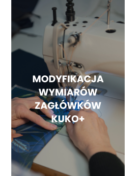 Zmiana wymiarów zagłówków w macie samochodowej Kuko+