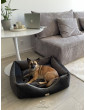Moe dog bed VELVET GRAY