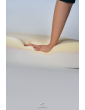 Orthopedic dog mattress Mono Black with bone-shaped pillow