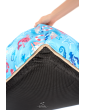 Orthopedic dog mattress Mono Black with bone-shaped pillow