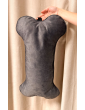 Costa roll-up travel bed GREY RECYCLED VELVET