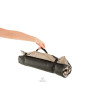 Costa roll-up travel bed GREY RECYCLED VELVET