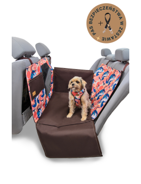 Dengu 2/3 car seat cover for dog Hippie Hound