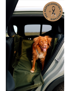 Dengu 2/3 car seat cover for dog Olive green