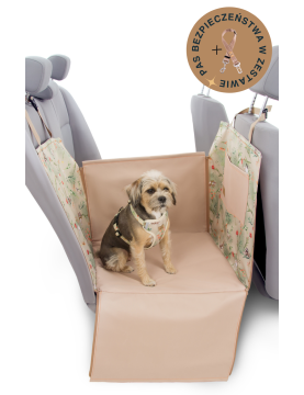 Dengu car seat cover for dog Countryside WITH SEAT BELT