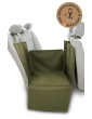 Dengu car seat cover for dog OLIVE GREEN WITH SEAT BELT