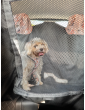 Kuko+ dog seat cover "Flower HAUer" WITH SEAT BELT