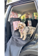 Kuko+ dog seat cover "Flower HAUer" WITH SEAT BELT