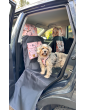 Kuko+ dog seat cover "Flower HAUer" WITH SEAT BELT