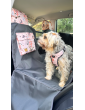 Kuko+ dog seat cover "Flower HAUer" WITH SEAT BELT