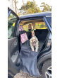 Kuko+ dog seat cover "Flower HAUer" WITH SEAT BELT