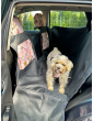Kuko+ dog seat cover "Flower HAUer" WITH SEAT BELT