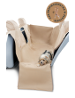 Kuko+ dog seat cover "Mono Beige" WITH SEAT BELT