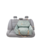 "Ero Soft" dog car seat VELVET water repellent MINT size S/M/L WITH SEAT BELT