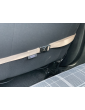 "Ero Soft" dog car seat VELVET water repellent COGNAC size S/M/L WITH SEAT BELT