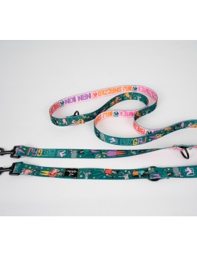Adjustable dog leash bieGAJ