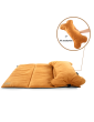 Costa roll-up dog travel bed  VELVET COGNAC