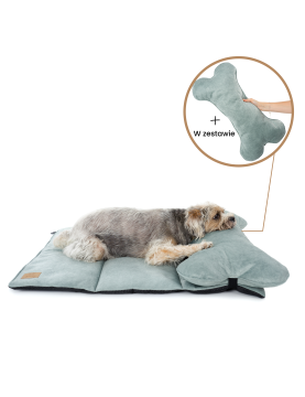 Costa roll-up dog travel bed  VELVET MINT