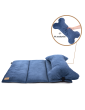 Costa roll-up dog travel bed  VELVET NAVY BLUE