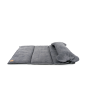Costa roll-up travel bed GREY RECYCLED VELVET