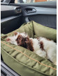 "Ero Soft" dog car seat OLIVE GREEN size S/M/L