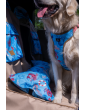 Kuko+ dog seat cover "Sea dog" WITH SEAT BELT