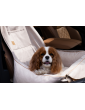 "Ero Soft" dog car seat VELVET water repellent BEIGE size S/M/L WITH SEAT BELT