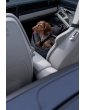 "Ero Soft" dog car seat VELVET water repellent BLACK size S/M/L WITH SEAT BELT