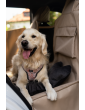 Kuko+ dog seat cover "Mono Beige" WITH SEAT BELT