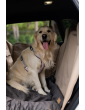 Kuko+ dog seat cover "Mono Beige" WITH SEAT BELT