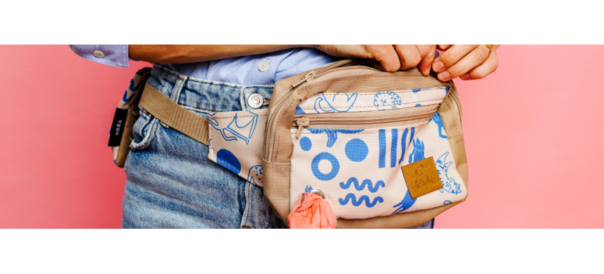 Waist bag for walks